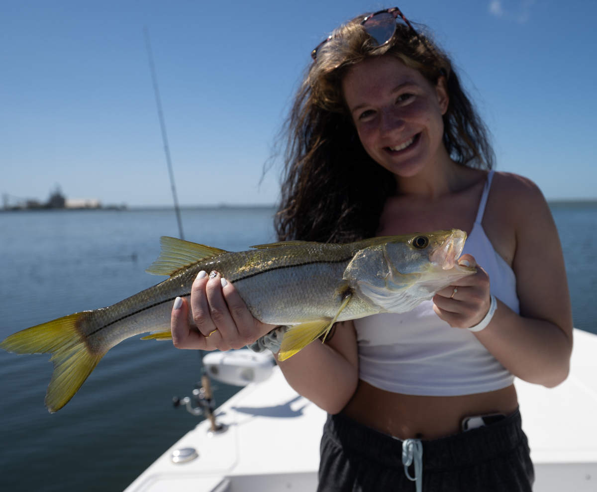 Hooking Some Fall Snook in the Bay