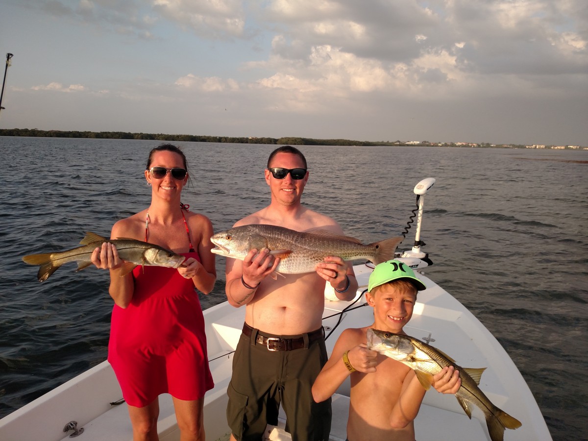 A picture of Tampa bay fishing report Apil 2016 with Fishn Fl.