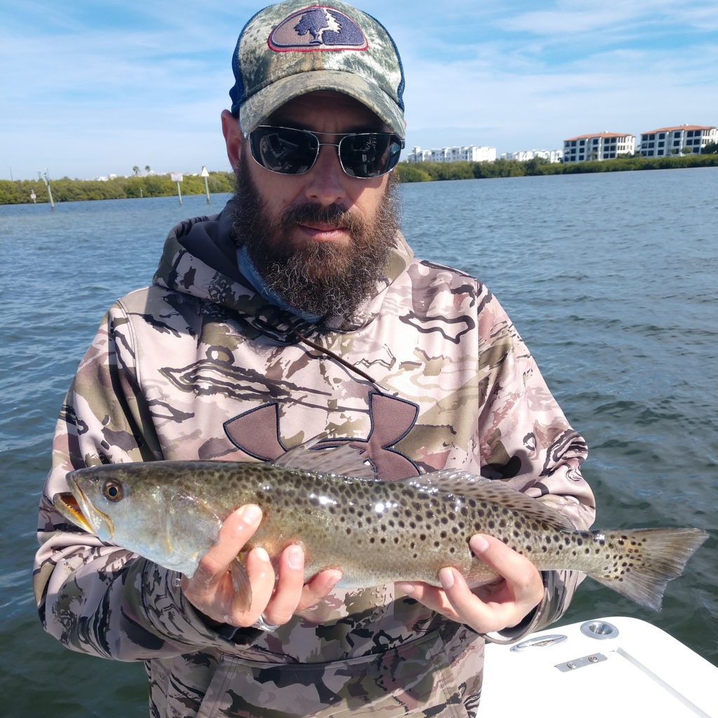 A picture of Tampa bay February fishing report with Fishn Fl.